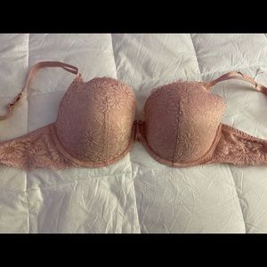 Aerie pink lace bra NWOT